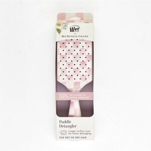 Wet Brush x McKenzie-Childs Pink Striped Paddle Detangler